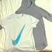 Nike Shirts & Tops | Girls Nike Tops | Color: Gray/White | Size: Lg