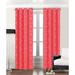 George Oliver Ximena Geometric Semi-Sheer Grommet Curtain Panels Polyester in Red/Brown | 84 H in | Wayfair D531FED700B44FF3A997F6D6BA4225BA