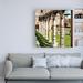 Ebern Designs Dolce Vita Rome 3 Architecture Columns by Philippe Hugonnard - Wrapped Canvas Photograph Print Canvas in Brown/Green | Wayfair