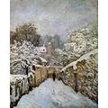 p4907 A0 Canvas Sisley Alfred Snow in Louveciennes 2 - Art - Print Reproduction Wall Decoration Gift