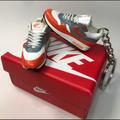 Nike Accessories | 3d Keychains - Sneakers - Air Max - Hype | Color: Orange/White | Size: Os