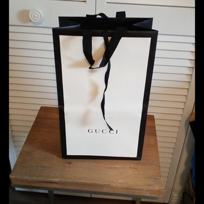 Gucci Accessories | Gucci Gift Bag | Color: Brown/Cream | Size: Os