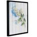 Rosalind Wheeler 'Lilac Blue Stripe' - Painting Print Canvas, Linen in Blue/Green | 24 H x 18 W x 2 D in | Wayfair CFBE27CCDA8A40368F77388D2E35249B