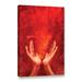 Winston Porter Chakra Fire by Elena Ray - Graphic Art Print on Canvas in Red/White | 18 H x 12 W x 2 D in | Wayfair