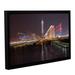 Ebern Designs Cleveland Skyline 13 by Cody York - Photograph Print on Canvas in Brown/Yellow | 8 H x 12 W x 2 D in | Wayfair