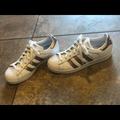 Adidas Shoes | Gold Adidas Superstar Shoes | Color: Gold/White | Size: 8