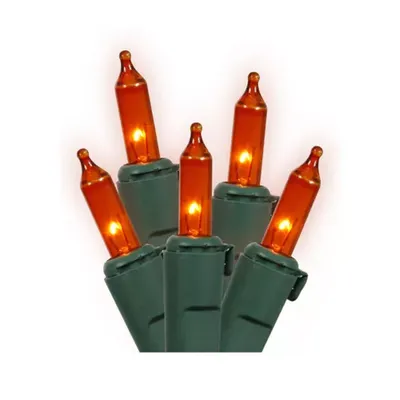 Vickerman Amber Mini Light Set