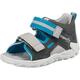 Superfit Baby Jungen Flow Knöchelriemen Sandalen, GRAU/BLAU, 20 EU