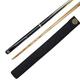 BCE 2 Piece North American Ash Snooker Cue- 145cm- 9.5mm tip with soft case