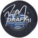 Tyler Seguin Dallas Stars Autographed 2010 NHL Draft Logo Hockey Puck