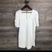Anthropologie Dresses | Anthropologie Deletta White Pocket Ruched Dress | Color: White | Size: S