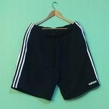 Adidas Shorts | Black Adidas Fleece Shorts X-Large | Color: Black/White | Size: Xl