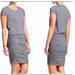 Athleta Dresses | Athleta Ruched T Shirt Grey Dress | Color: Gray | Size: Mp