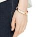 Kate Spade Jewelry | Nwt Kate Spade Hole Punch Spade Hinge Bangle | Color: Gold/White | Size: Os