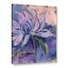 Red Barrel Studio® Blush Lily by Pamela J. Wingard - Print 10.0 H x 8.0 W x 2.0 D in blue/indigo/pinkCanvas in Wrapped Canvas | Wayfair