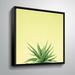 Dakota Fields 'Succulent Simplicity I' - Photographic Print on Canvas in Green/Yellow | 10 H x 10 W x 2 D in | Wayfair