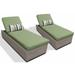 Joss & Main Olesya 77" Long Reclining Chaise Lounge Set w/ Cushions Wicker/Rattan | 16 H x 31 W x 77 D in | Outdoor Furniture | Wayfair