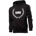 Generisch Shirt84.de Laurel Wreath BMG Men's Hoodie Sweatshirt - Black - Small