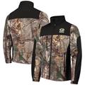 Men's Dunbrooke Realtree Camo/Black Green Bay Packers Circle Hunter Softshell Full-Zip Jacket