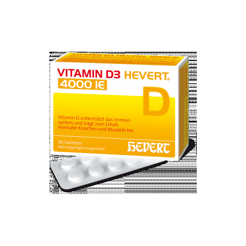 Hevert – VITAMIN D3 HEVERT 4.000 I.E. Tabletten Vitamine