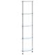 vidaXL 5-Tier Shelf Transparent 30x30x130 cm Tempered Glass