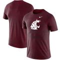 Men's Nike Crimson Washington State Cougars Team Logo Velocity Legend Performance T-Shirt