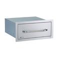 Bull Outdoor Products Large Single Drop-In Drawer, Stainless Steel in Gray | 12.5 H x 26.75 W x 23.88 D in | Wayfair 9980
