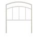 Hillsdale Furniture Julien Twin Metal Headboard, Textured White - 1280-34J