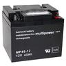 Multipower Blei-Akku MP45-12 Pb 12V / 45Ah