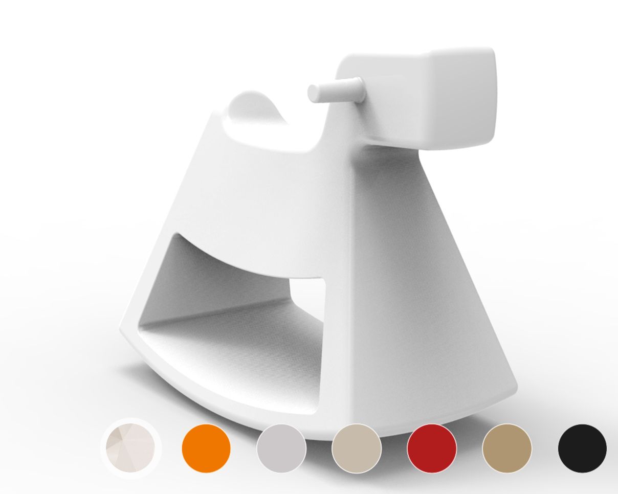 Vondom »ROSINANTE« Schaukelpferd 46x90x75 cm / Basic Matt / Ecru Image