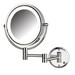 Latitude Run® Ayeshah 8.5" Lighted Wall Mount Magnified Makeup Mirror, Direct Wire Metal | 13.5 H x 11.75 W x 3.65 D in | Wayfair SYPL3561 42616102