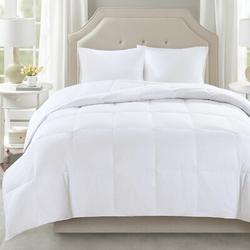 White Noise Level 2 All Season Oversized Cotton Sateen Down Comforter whiteDown & Feather Blend | 88 H x 68 W in | Wayfair ANEW1121 37377605