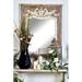 Ophelia & Co. Eberhart Rustic Distressed Wall Mirror Wood in Brown/Gray | 43 H x 33 W x 2 D in | Wayfair 51790