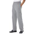 Men's Big & Tall Lightweight Jersey Cargo Sweatpants by KingSize in Heather Gunmetal (Size 6XL)