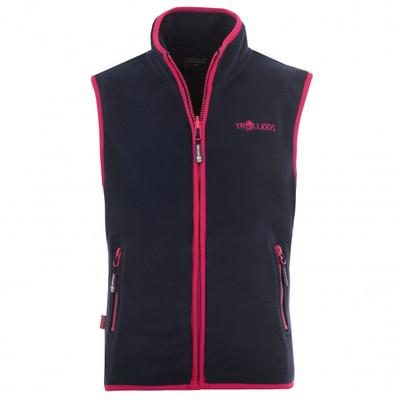 Trollkids - Kid's Arendal Vest - Fleeceweste Gr 128 blau