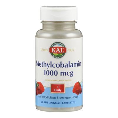 Vitamin B12 Methylcobalamin 1000 µg KAL Tabletten 60 St Image