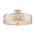 Z-Lite Elea 20 Inch 3 Light Semi Flush Mount - 330-SF20-BN