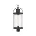 Z-Lite Roundhouse 25 Inch Tall Outdoor Post Lamp - 569PHB-BK