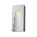 Z-Lite Millenial 13 Inch Tall LED Outdoor Wall Light - 561M-SL-SL-FRB-LED