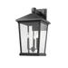 Z-Lite Beacon 22 Inch Tall 3 Light Outdoor Wall Light - 568XL-BK