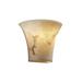 Rosecliff Heights Conovan 1-Light Wall Sconce Metal in Brown/White | 6.75 H x 8.75 W x 8.75 D in | Wayfair BRAY5507 38930430