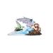 Trinx Dreaming Fairy w/ Dragon Baby Resin in Blue/Indigo | 7 H x 13.5 W x 5 D in | Wayfair 451BABF4CAD44A71957EF1595D663EAA