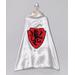 Story Book Wishes Boys' Capes Silver - Silver Lion's Crest Cape