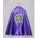 Story Book Wishes Girls' Capes Purple - Purple Lightning Bolt Cape