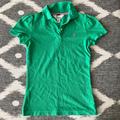 Lilly Pulitzer Tops | Lilly Pulitzer Green Short Sleeve Polo | Color: Green | Size: Xs