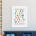 Viv + Rae™ Harrel Colorful Alphabet Framed Art Paper in White | 36 H x 24 W x 1.5 D in | Wayfair 1DD7BC2DD6DE467CAB5F52923D2BD394