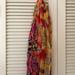 Anthropologie Accessories | Anthropology Scarf | Color: Pink/Yellow | Size: Os