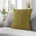 Kelly Clarkson Home Remy Cable Knit Cotton Feather Throw Pillow Down/Feather/Cotton in Green | 20 H x 20 W x 6 D in | Wayfair 1020.GS20S