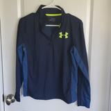 Under Armour Shirts & Tops | Boys Under Armour 1/4 Zip Pull Over | Color: Blue/Yellow | Size: Lb