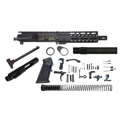 Ghost Firearms Vital Upper Receiver Pistol Lower Parts Kit 5.56mm 7.5in Pistol 4150 M4 Barrel 1-7 Twist 7in M-LOK Free Float Hand Guard A2 Birdcage